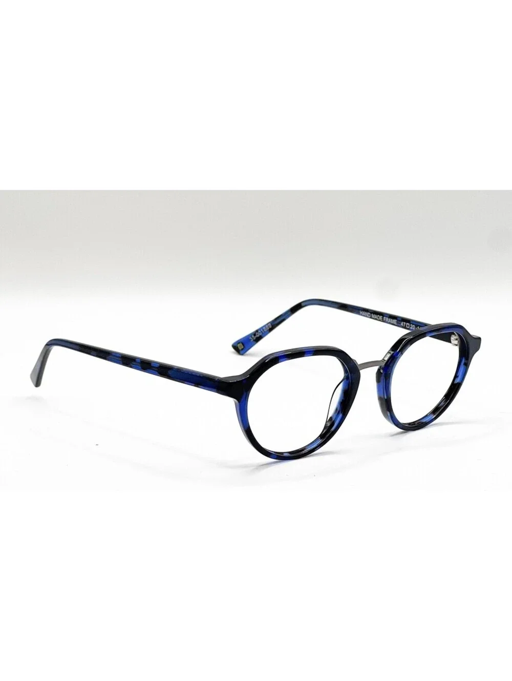 Muse 35-001889 Blue Brown Tortoise Rectangle Authentic Eyeglass Frames 47-20-145